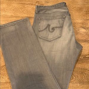 AG The Protege straight leg Grey Jeans